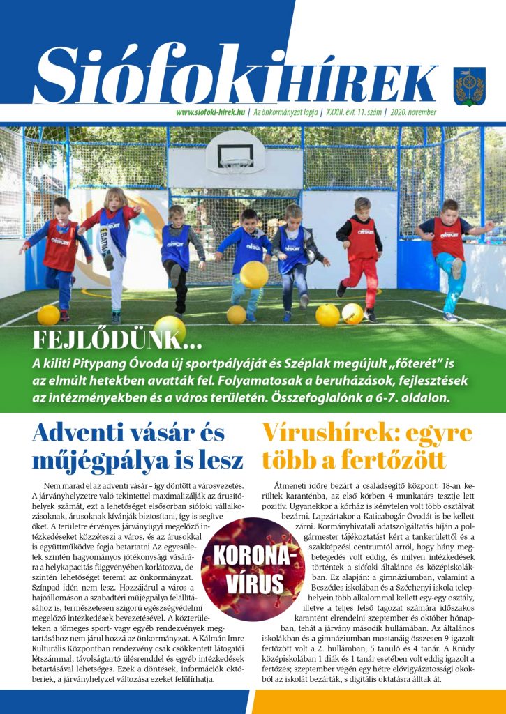 Siofoki hirek 2020 november
