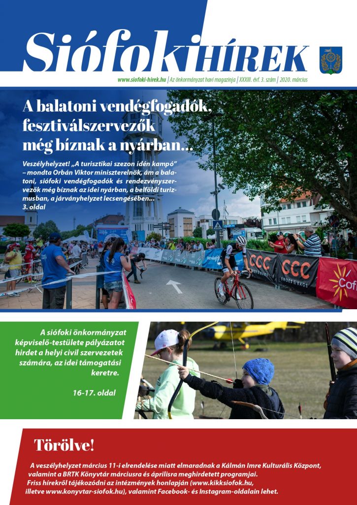 Siofoki hirek 2020 marcius