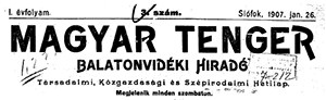 Magyar tenger balatonvideki