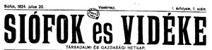 Siofok es videke