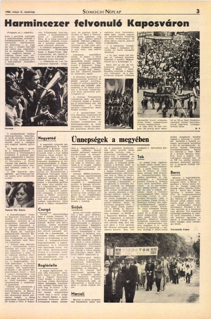 Majus 1 1986somogymegyeihirlap 1986 05 1691743555 pages19 19