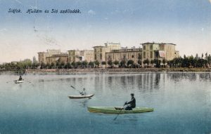 Hullam Szalloda, Sio Szalloda Kepeslap, Siofok, 1922