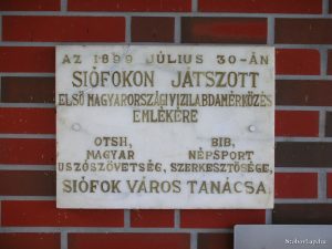 Vizilabda emlektabla