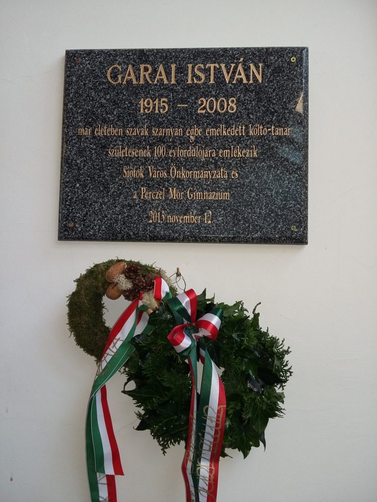 Garai istvan memorial tablet