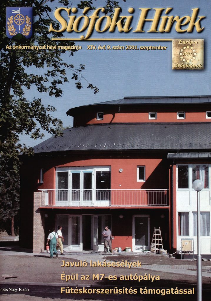 Siofoki hirek 2001 szeptember 9.szam