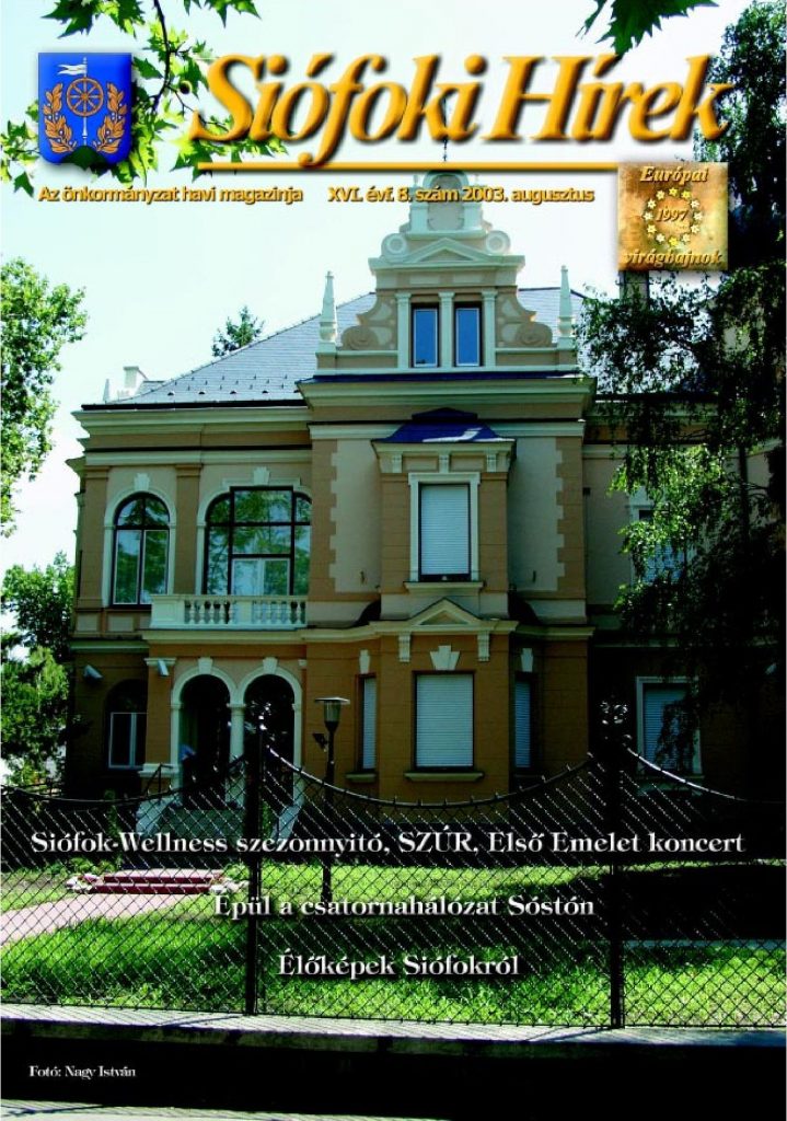 Siofoki hirek 2003 augusztus 8.szam