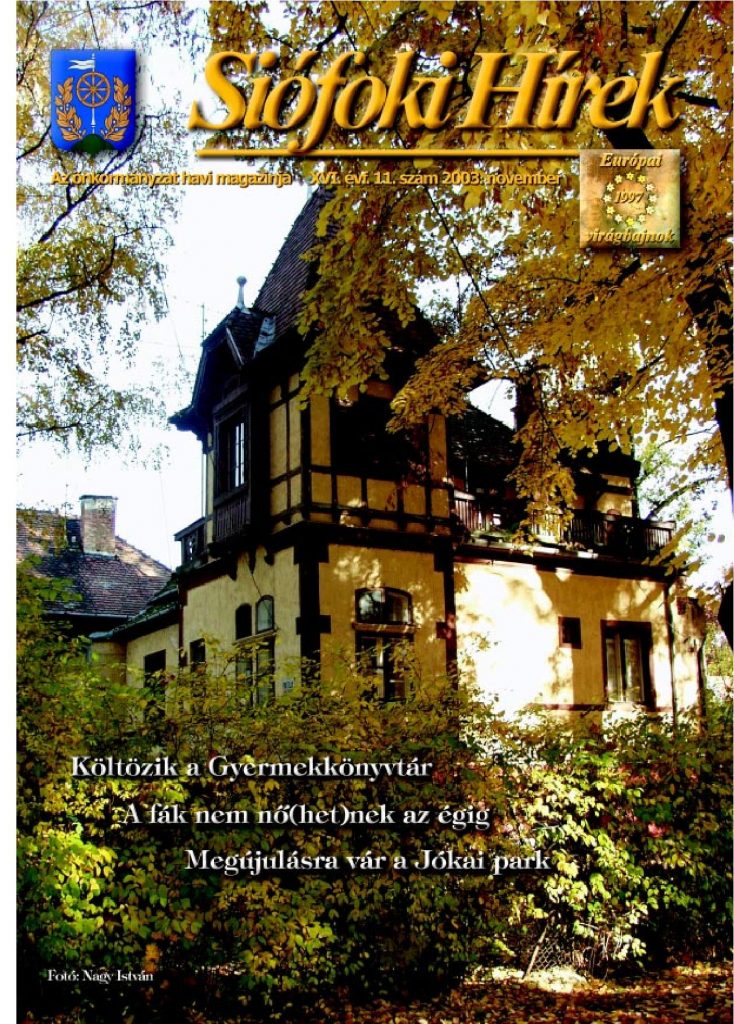 Siofoki hirek 2003 november 11.szam