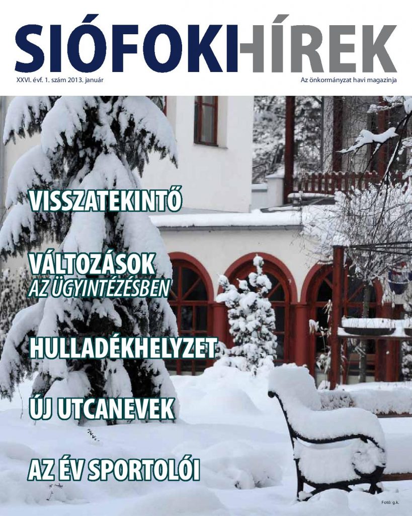 Siofoki hirek 2013 januar 1.szam