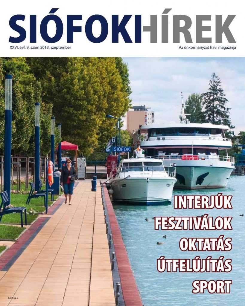 Siofoki hirek 2013 szeptember 9.szam