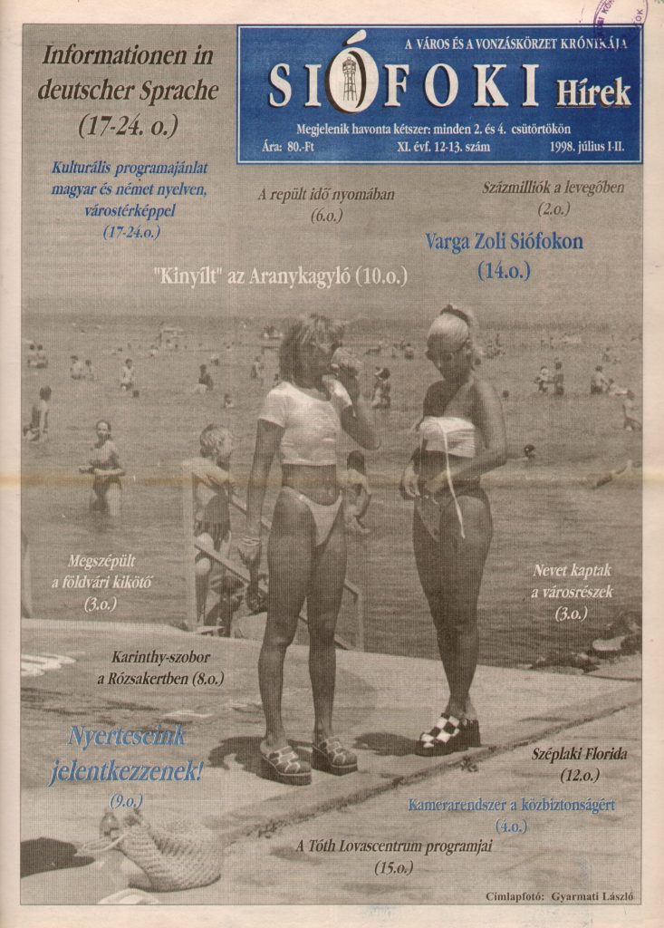 Siofoki hirek 1998 julius i ii. 12 13.sz