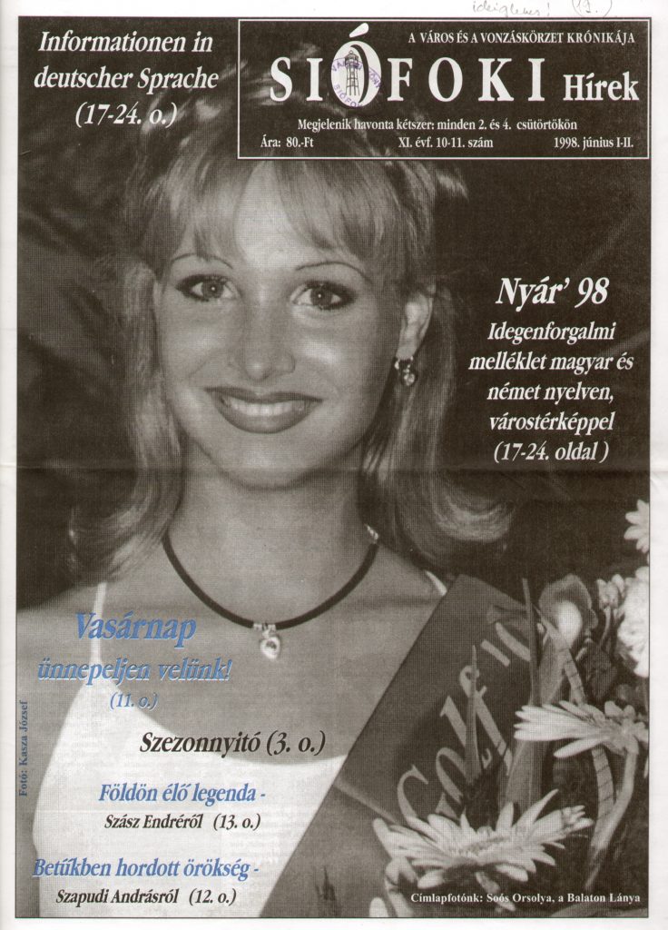 Siofoki hirek 1998 junius i ii. 11.sz