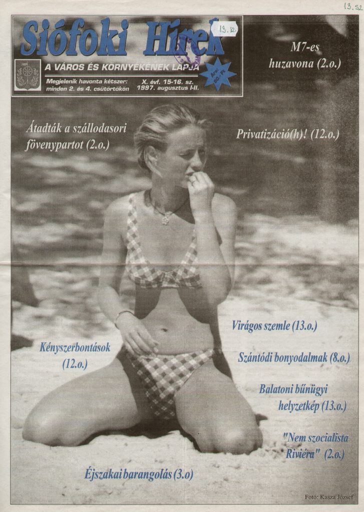 Siofoki hirek 1997 augusztus i ii. 15 16.sz