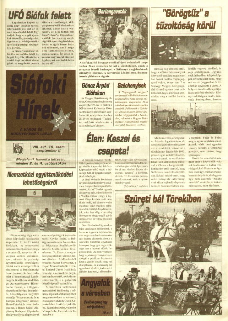 Siofoki Hirek 1995 szeptember II. 18.sz