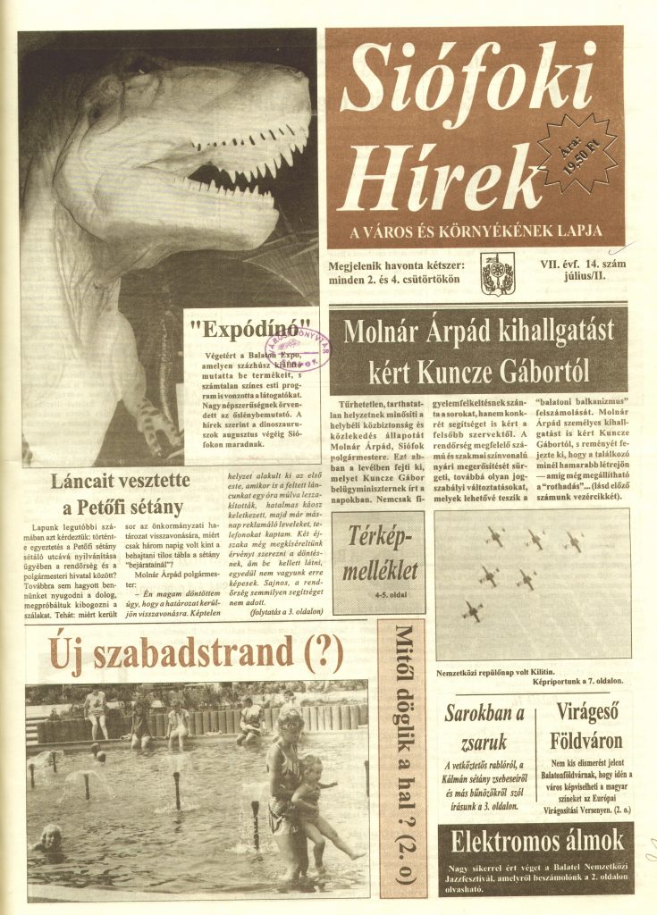 Siofoki Hirek 1994 julius II. 14.sz