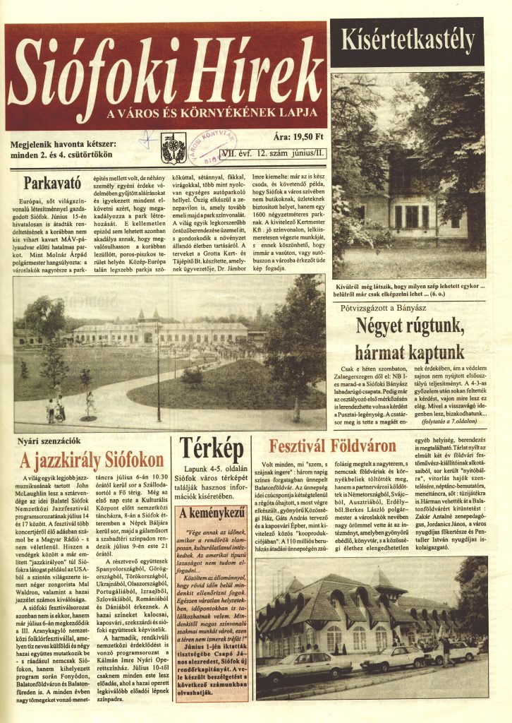 Siofoki Hirek 1994 junius II. 12.sz